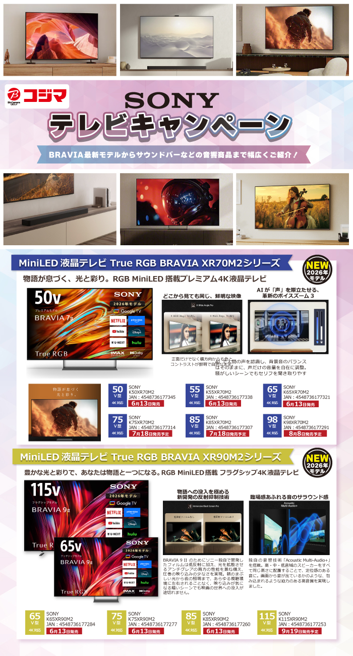 SONY�e���r�L�����y�[���@