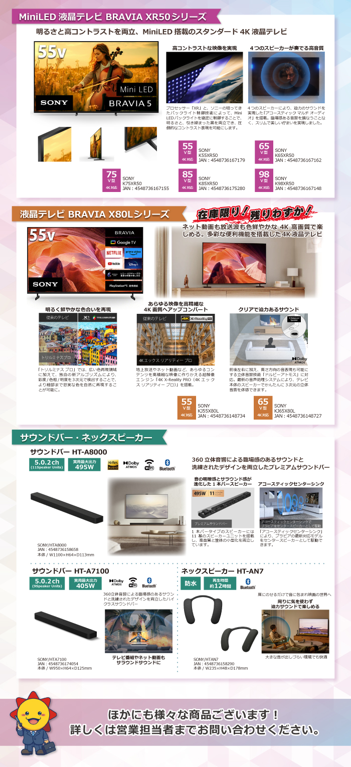 SONY�e���r�L�����y�[���A