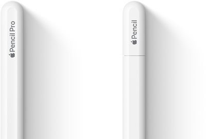並べて置かれたApple Pencil ProとApple Pencil(USB-C)