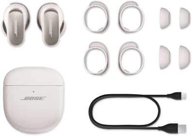 Bose QuietComfort Ultra Headphones 本体、キャリーケース、充電用USBケーブル（Type A to C） 、専用オーディオケーブル