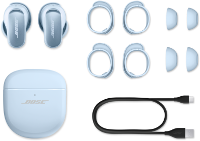 Bose QuietComfort Ultra Headphones 本体、キャリーケース、充電用USBケーブル（Type A to C） 、専用オーディオケーブル