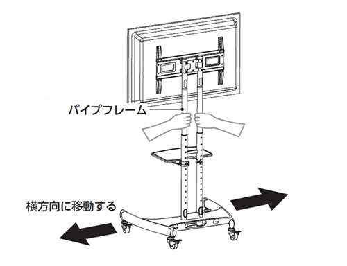 キャスターの取り付け