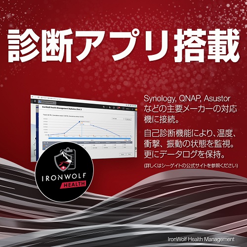 Seagate 3.5インチ内蔵HDD 14TB (ST14000NE0008) Amazon | Seagate IronWolf 3.5