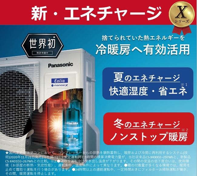 パナソニック Panasonic エアコン Eolia エオリア Xシリーズ パナソニック Panasonic エアコン Eolia エオリア Xシリーズ