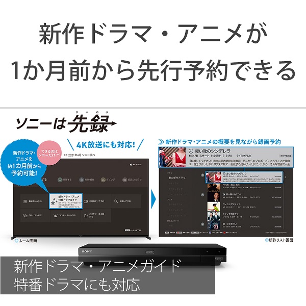 ソニー SONY ブルーレイレコーダー [1TB /2番組同時録画 /BS・CS 4Kチューナー内蔵] BDZ-FBW1100 の通販 |  カテゴリ：テレビ・レコーダー | ソニー SONY 家電通販のコジマネット - 全品代引き手数料無料