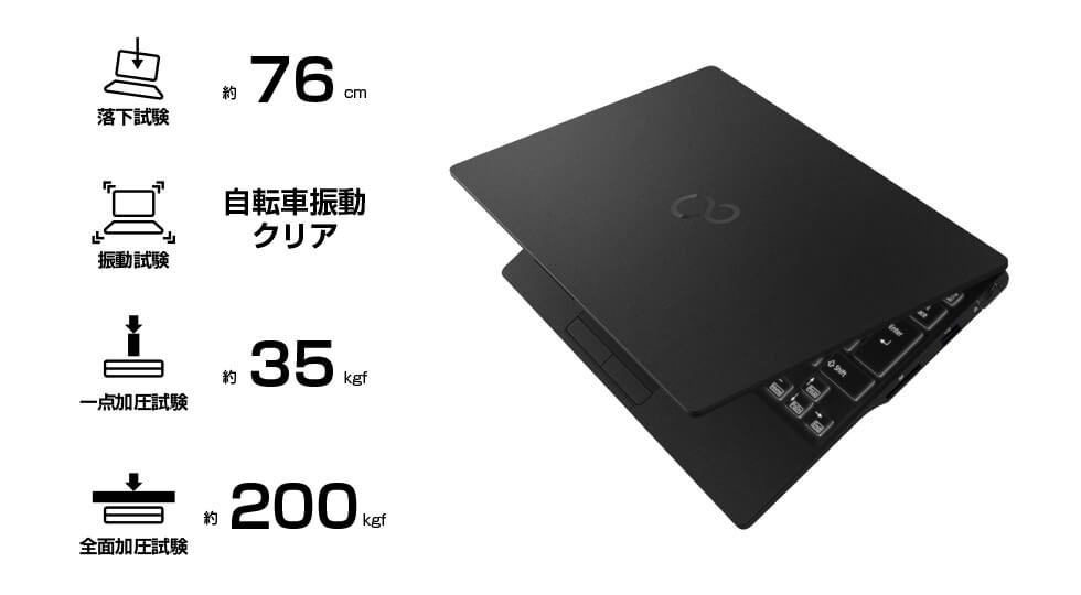 富士通 FUJITSU ノートパソコン LIFEBOOK UH-X/F3 ピクトブラック
