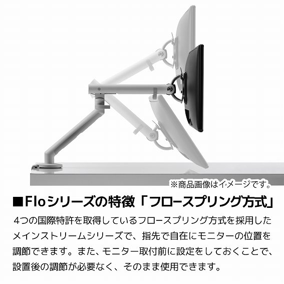 COLEBROOKBOSSONSAUND モニターアーム[VESA 75x75・100x100]Flo