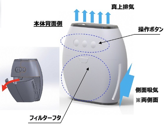 マクセル オゾン除菌消臭器 オゾネオ エアロ (OZONEO AERO) ブラック