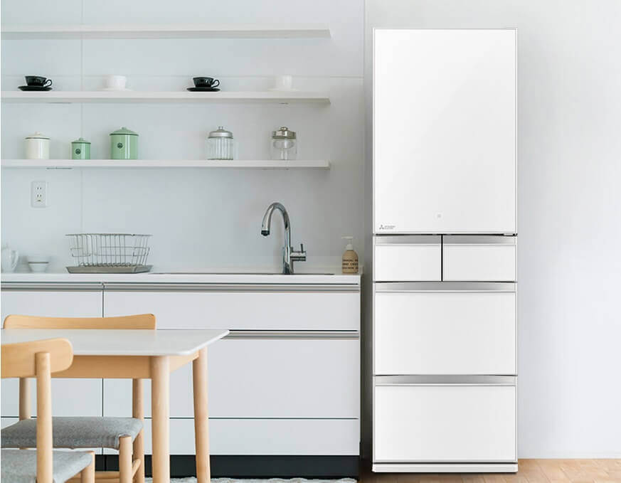 三菱 MITSUBISHI 冷蔵庫 置けるスマート大容量 MBシリーズ 5ドア 右