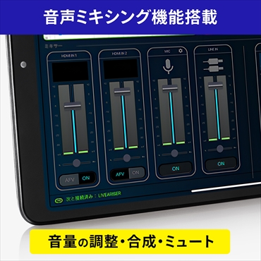 IOデータ 4Kパススルー対応 iPad連動型ストリーミングBOX｢LIVE ARISER