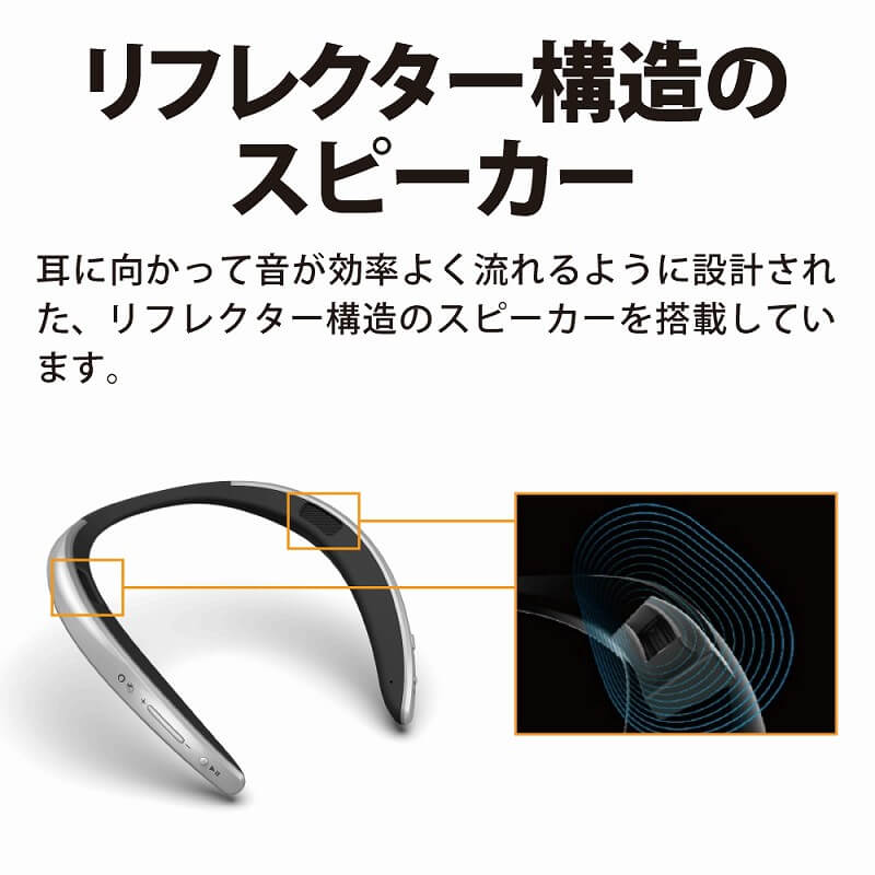 シャープ SHARP ネックスピーカー AQUOSサウンドパートナー AN-SC1-S