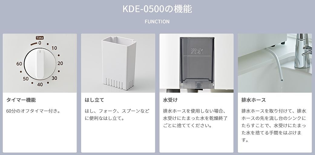 KDE0500の機能