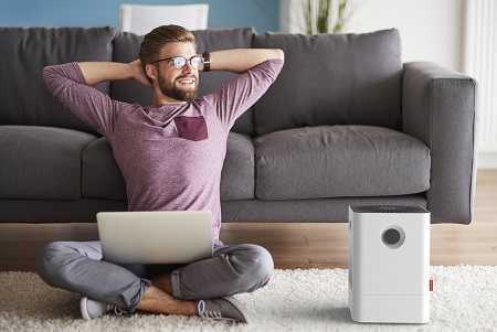 ボネコ 加湿器 healthy air W200 [気化式] 鉄筋10畳 ホワイト W200W