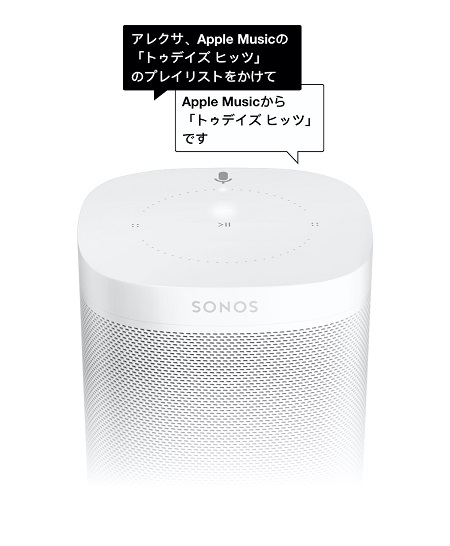 Sonos One（Gen2） ボイスコントロール対応 スマートスピーカー