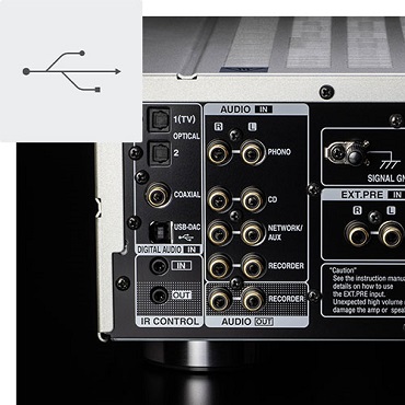 デノン DENON プリメインアンプ プレミアムシルバー [ハイレゾ