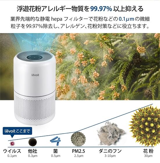 花粉症の方にもおすすめ！