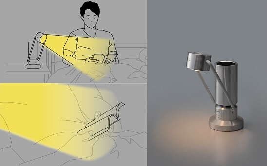 特定の空間だけを照らせるスポットライト型の照明