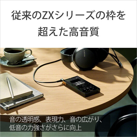 ソニー SONY ウォークマン WALKMAN ZXシリーズ ブラック[64GB/2023年 