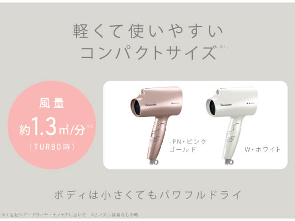 パナソニック Panasonic ヘアードライヤー ナノケア ホワイト EH-NA2J