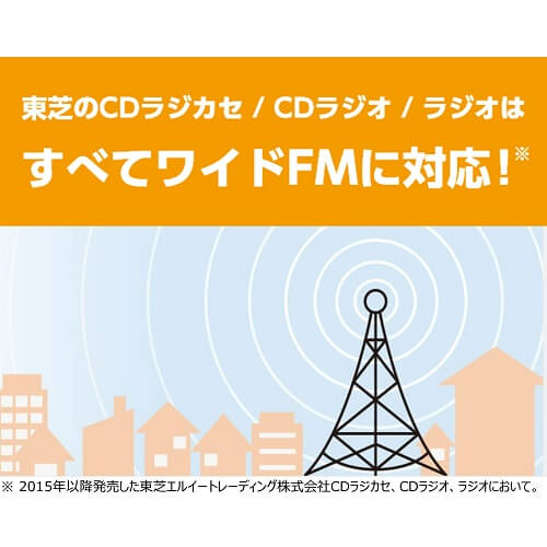 東芝 TOSHIBA ポータブルラジオ ワイドFM対応 ブラック TY-SCR5