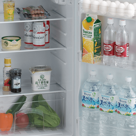 ハイアール 冷蔵庫 2ドア 右開き 130L 直冷式 JR-N130B-W ホワイト の