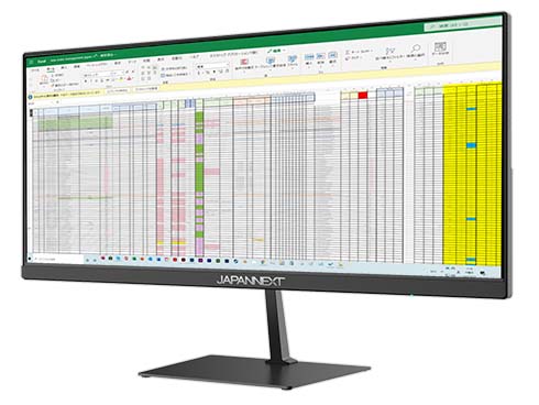 希少　2560×1080 23.3インチディスプレイ JAPANNEXT 液晶ディスプレイ 27.3型/2560×1440/HDMI×2、DP×1