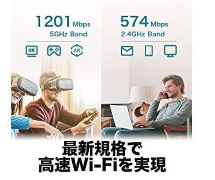【最新規格で高速Wi-Fiを実現】