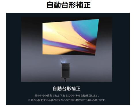 【自動台形補正】