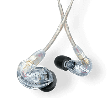 SHURE イヤホン カナル型 クリア [φ3.5mm ミニプラグ] SE215CL-A