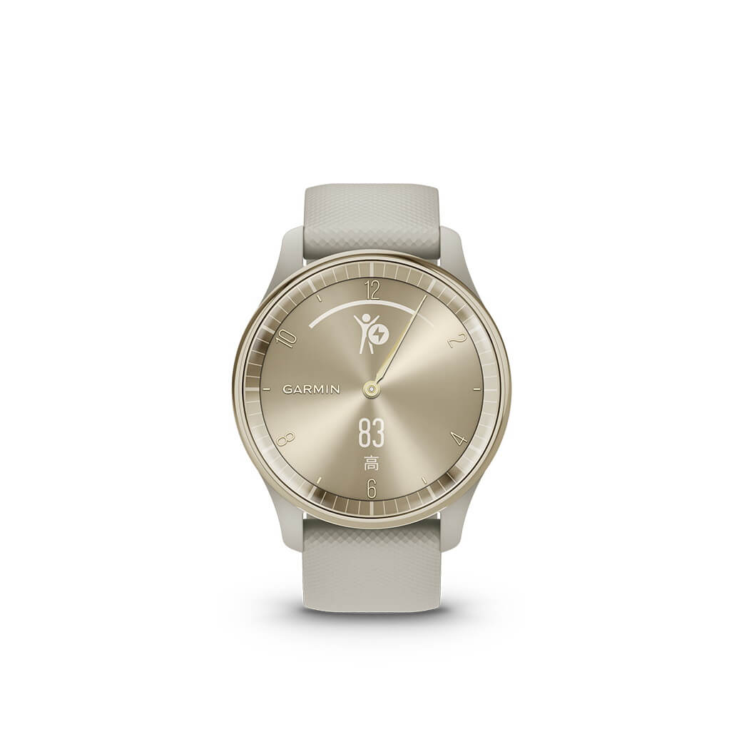 GARMIN スマートウォッチ vivomove Trend Ivory / Peach Gold