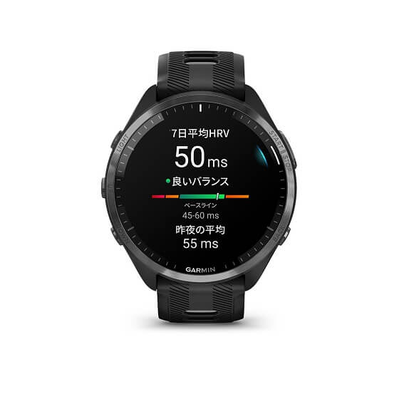 GARMIN スマートウォッチ Forerunner 965 Black(Suica対応) 010