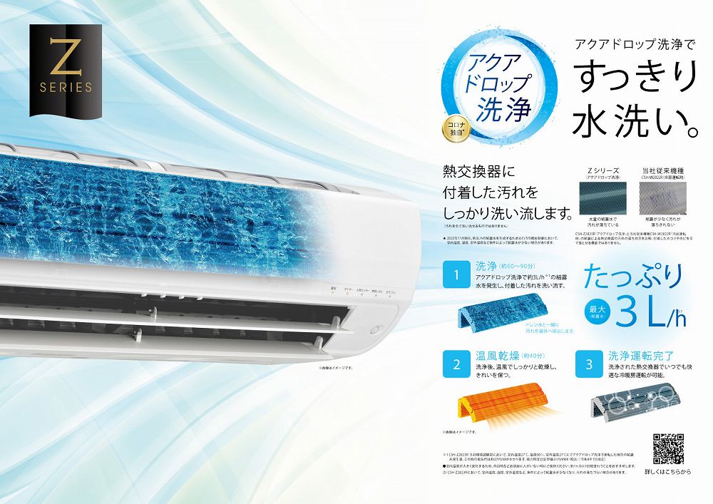 エアコン Zシリーズ 冷暖房時主に14畳用 コロナ CSH-Z4023R2