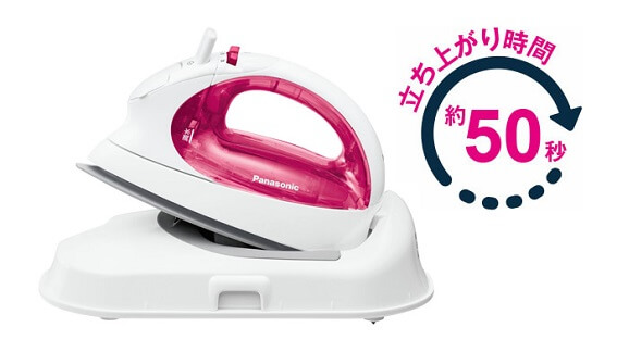 パナソニック Panasonic コードレススチームアイロン CaRuru