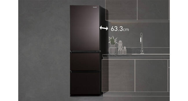 パナソニック Panasonic 冷蔵庫 GCタイプ 3ドア 右開き 365L NR