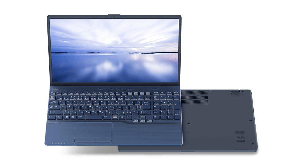 富士通 FUJITSU ノートパソコン FMV LIFEBOOK AH45/H2 メタリック