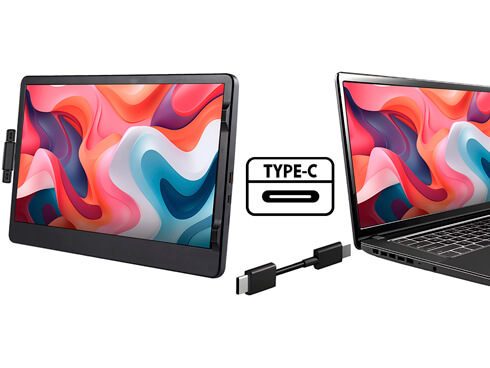 JAPANNEXT 11.6インチ 1366x768解像度 ノートPC装着型モバイル