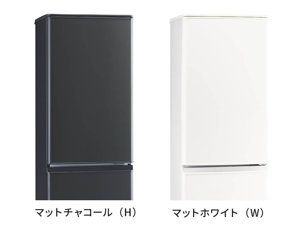 三菱 MITSUBISHI 冷蔵庫 2ドア 右開き 146L Pシリーズ MR-P15J-W 