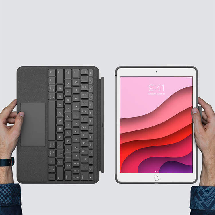 ロジクール COMBO TOUCH for iPad (第7世代用) トラックパッド付