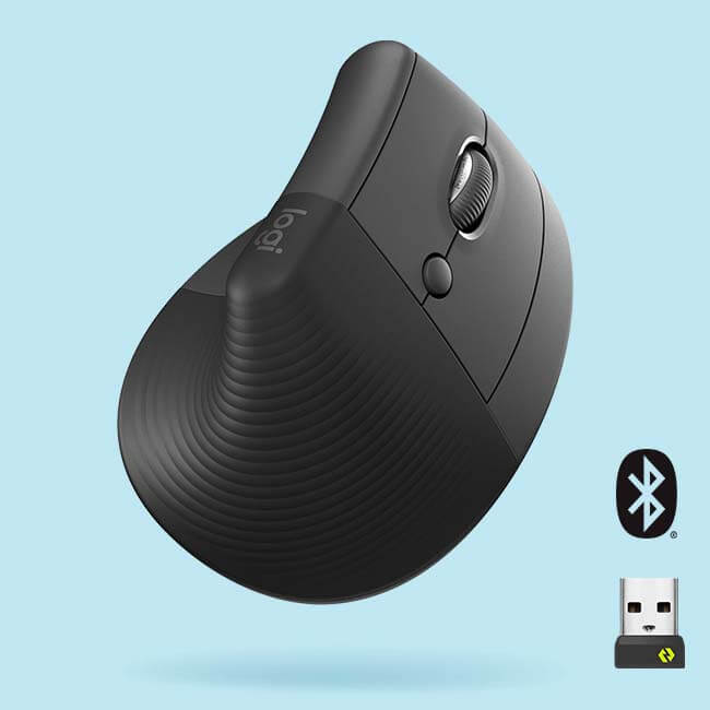 ロジクール マウス エルゴノミクス Lift [光学式 /無線(ワイヤレス) /6