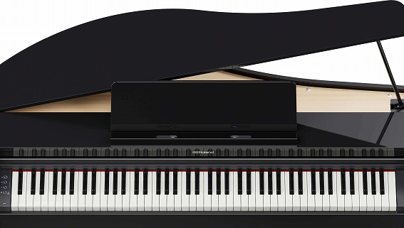 ローランド Roland グランド電子ピアノ 黒鏡面仕上げ ［57.3kg /録音