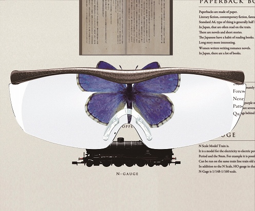 Hazuki Company Hazuki ハズキルーペ コンパクト(黒)カラーレンズ 1.85