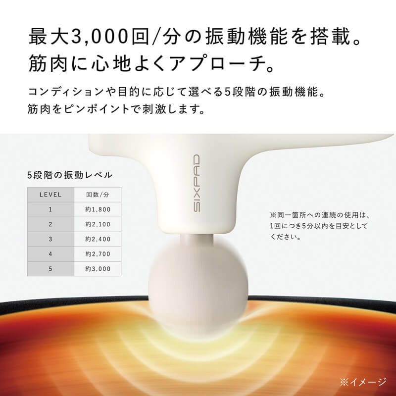 MTG マッサージガン SIXPAD Power Gun Active シックスパッド