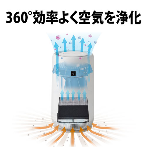 シャープ SHARP 【アウトレット】空気清浄機 適用畳数：6畳 PM2.5対応 