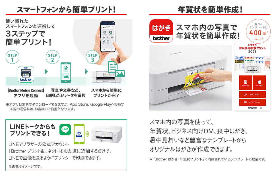ブラザー brother A4インクジェット複合機 Wi-Fi 自動両面
