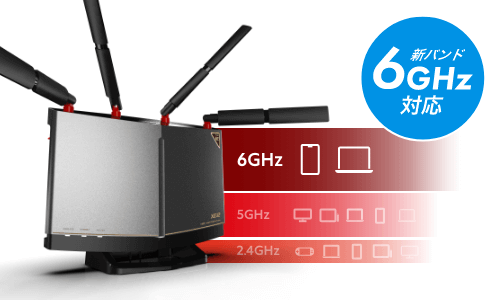 BUFFALO WiFiルーター AirStation(エアステーション) WiFi 6E