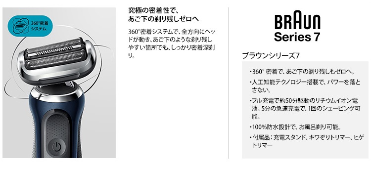 究極の密着性であご下のそり残しゼロへ