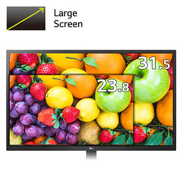LG PCモニター ブラック [31.5型 /フルHD(1920×1080) /ワイド] 32MP60G 