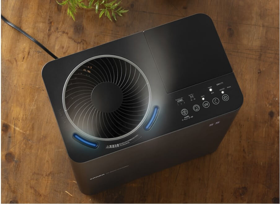 サンカ サーキュレーター付きUVパワースチーム式加湿器 [スチーム式