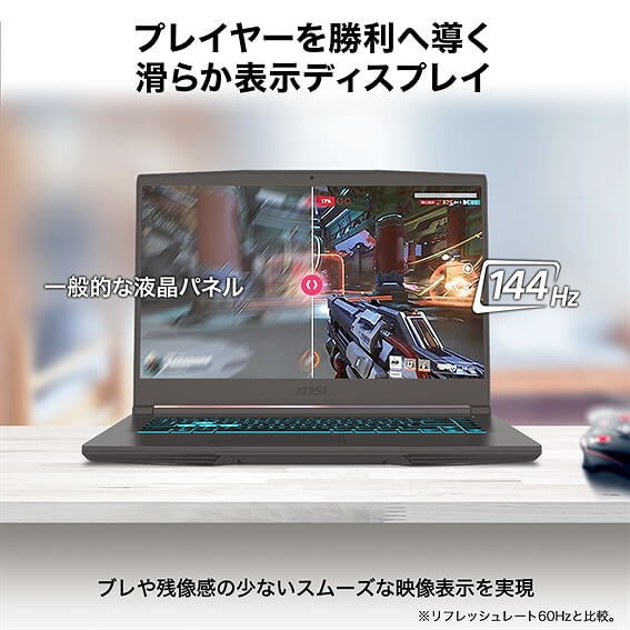 MSI ゲーミングノートパソコン [ RTX 4060 / 15.6型 / Win11 Home