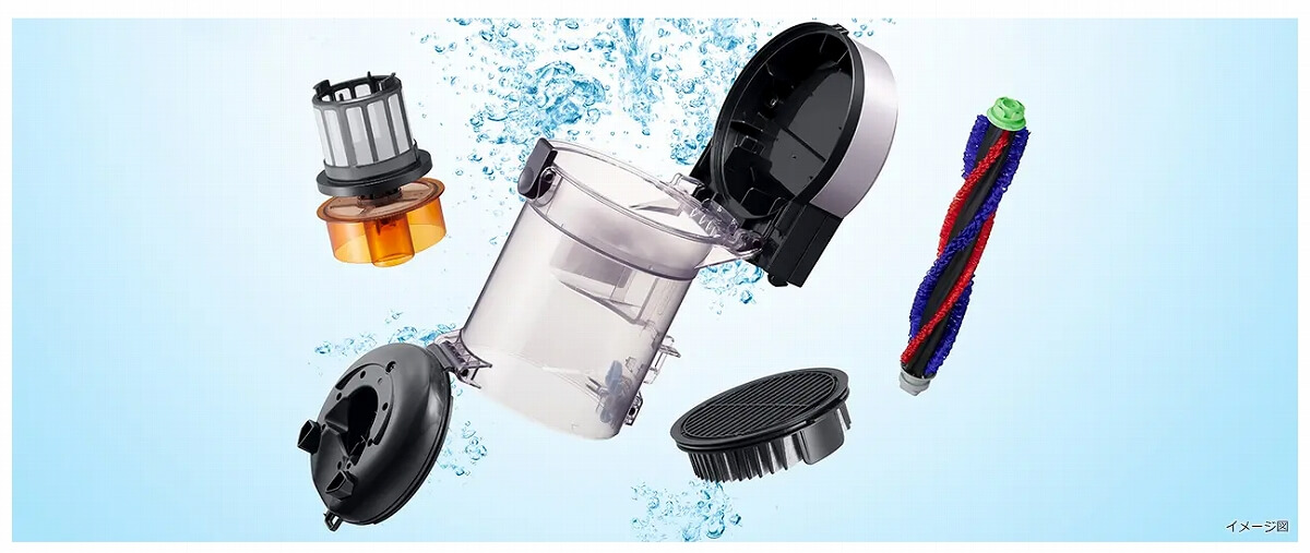 日立 HITACHI キャニスター掃除機 サイクロン式 水拭き対応 ライト